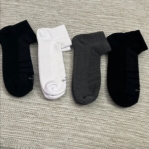 Compression Socks - Black, White, and Gray